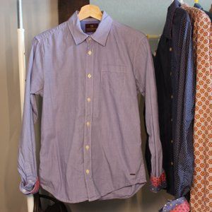 Scotch & Soda LS tight checkered print button down